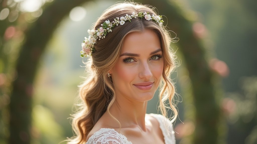 bridal half up hairstyles