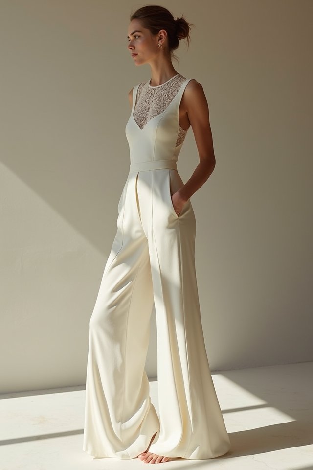 bridal jumpsuits redefine elegance