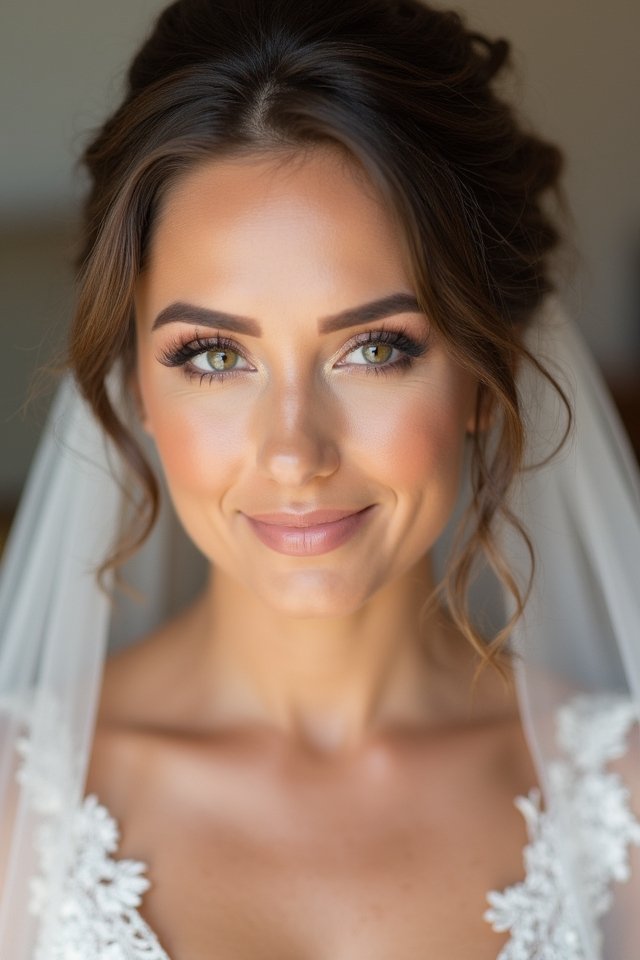 bridal makeup glowing complexion