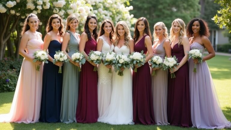 bridesmaid color inspiration guide