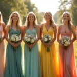bridesmaid colors for summer
