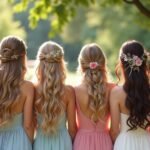 bridesmaid hairstyles for long hair