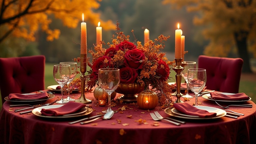 burgundy and gold weddings