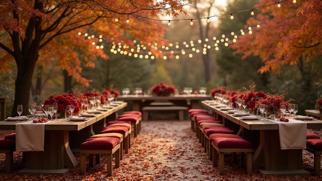 burgundy fall wedding ideas