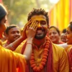 candid groom haldi ceremony shots