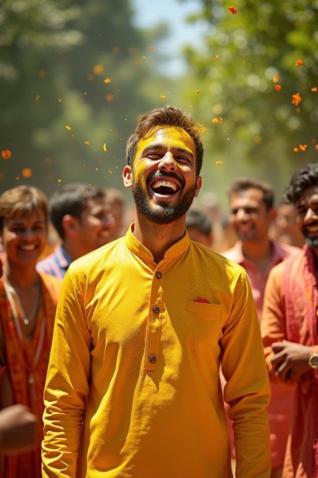 candid haldi laughter moments