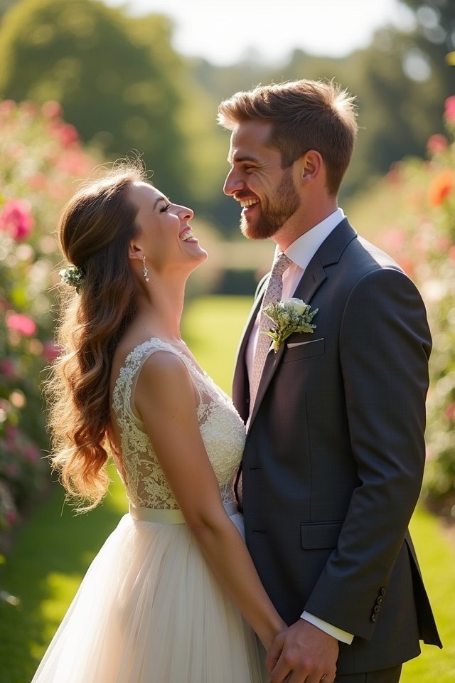 candid joy through laughter