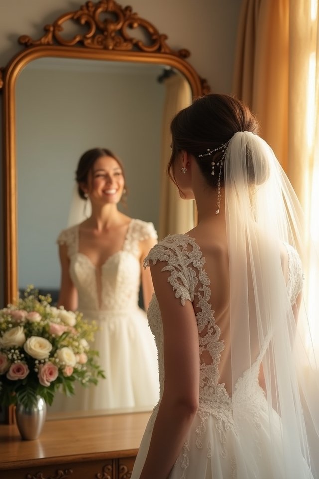 candid mirror reflection joy