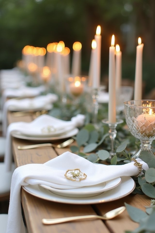 candlelight elegance and simplicity