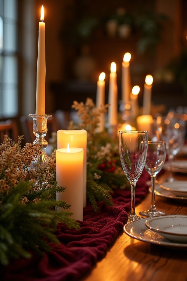 candlelit centerpiece ambiance creation