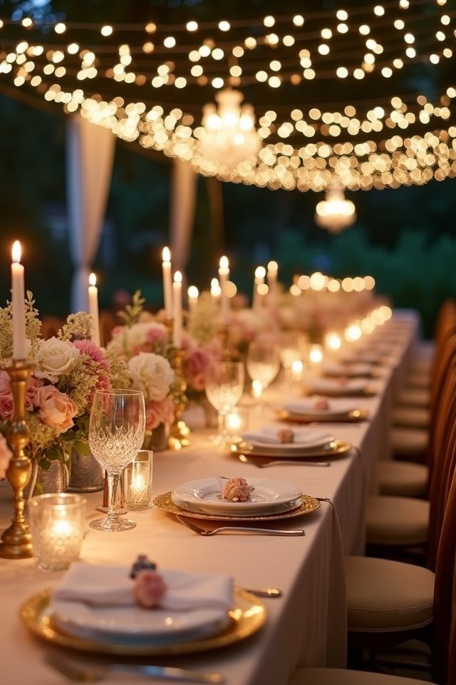 candlelit elegance and intimacy