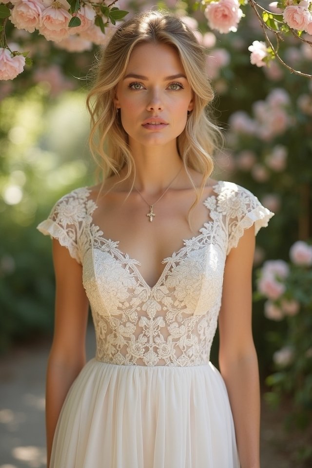 cap sleeve vintage elegance