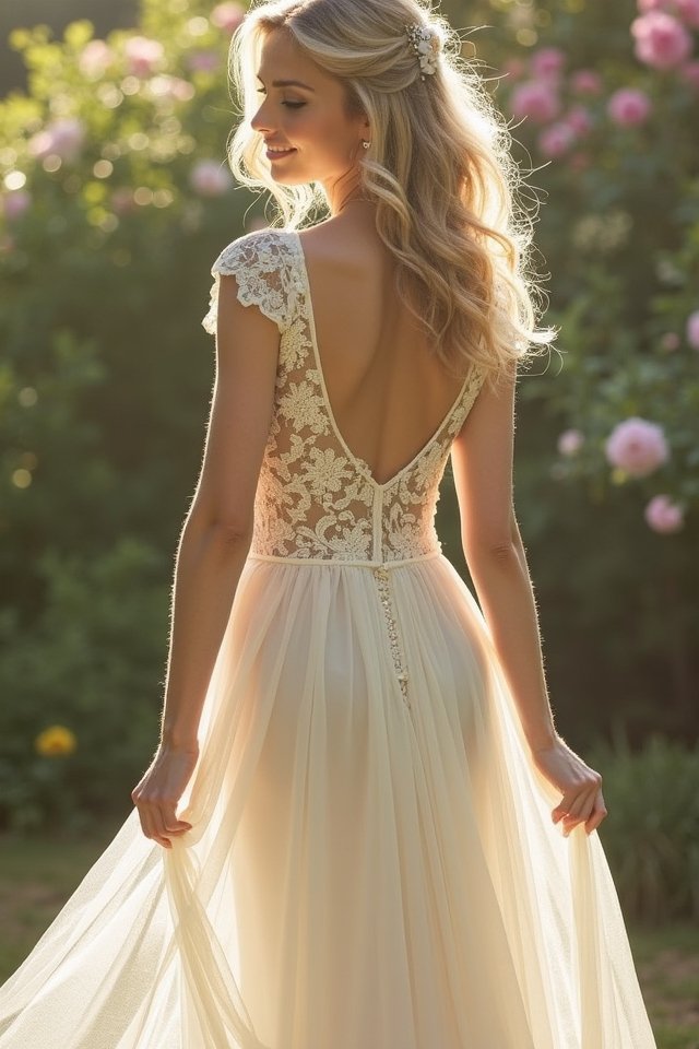 cap sleeve wedding elegance