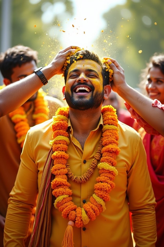 capture vibrant haldi moments