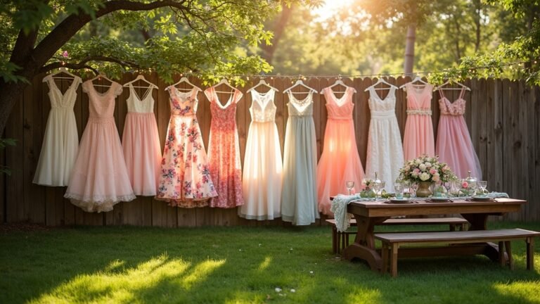 casual backyard wedding attire