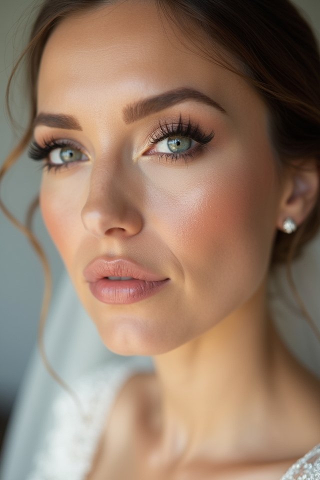 cat eye and highlighter