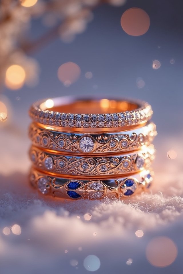 celestial inspired love bands