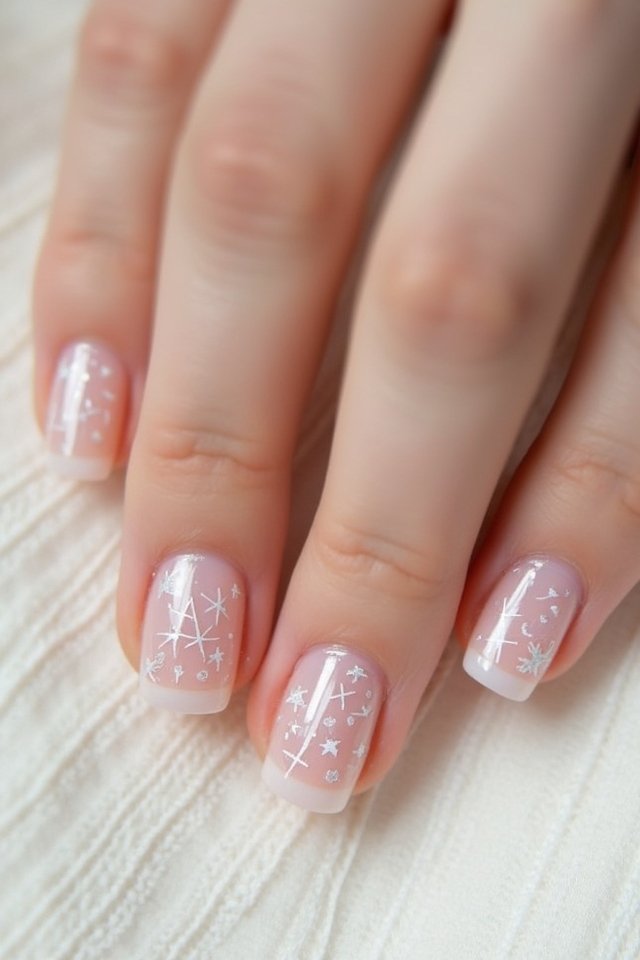 celestial wedding nail designs