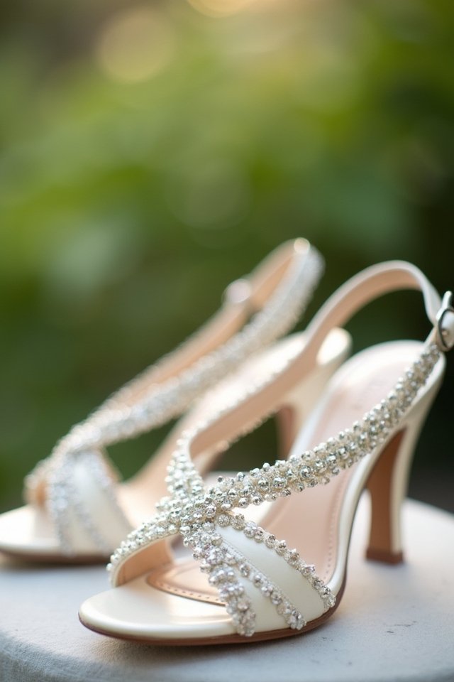charming beaded sandals for weddings