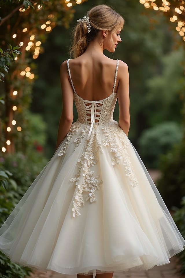 charming chic tea length elegance