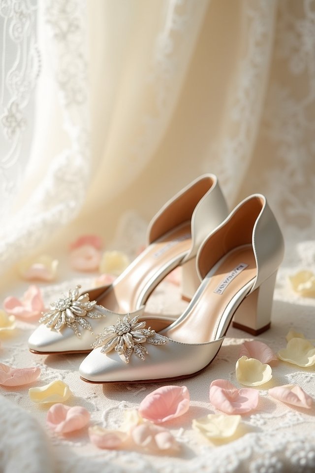 charming comfortable wedding heels