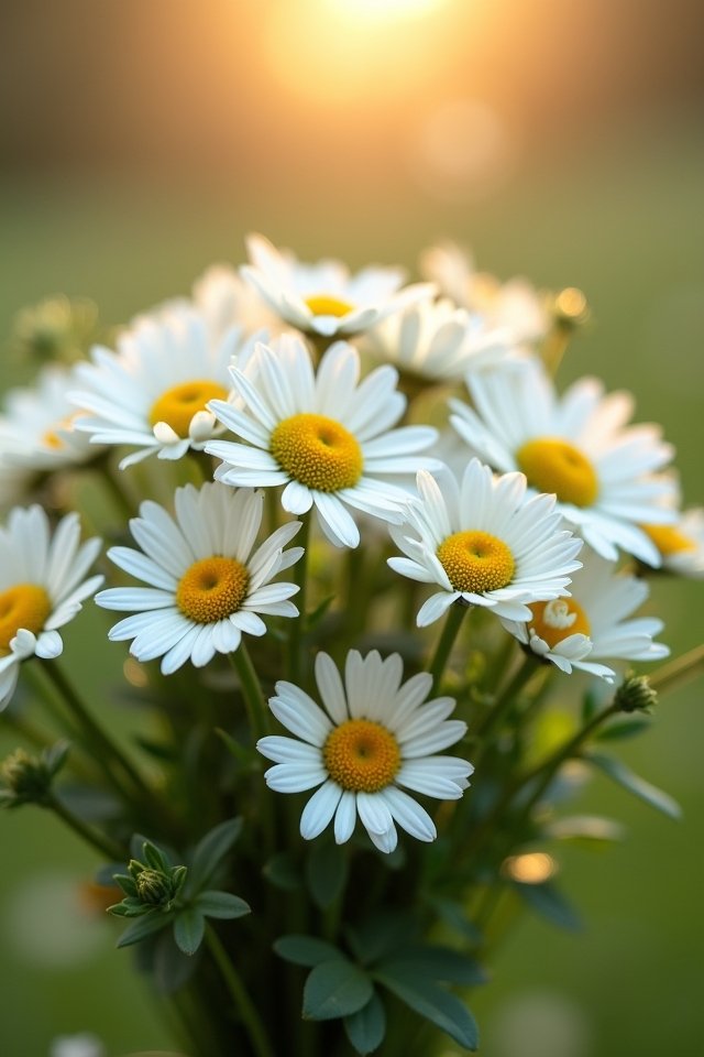charming daisy wedding arrangements