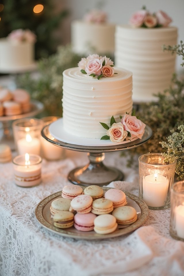 charming dessert table setup
