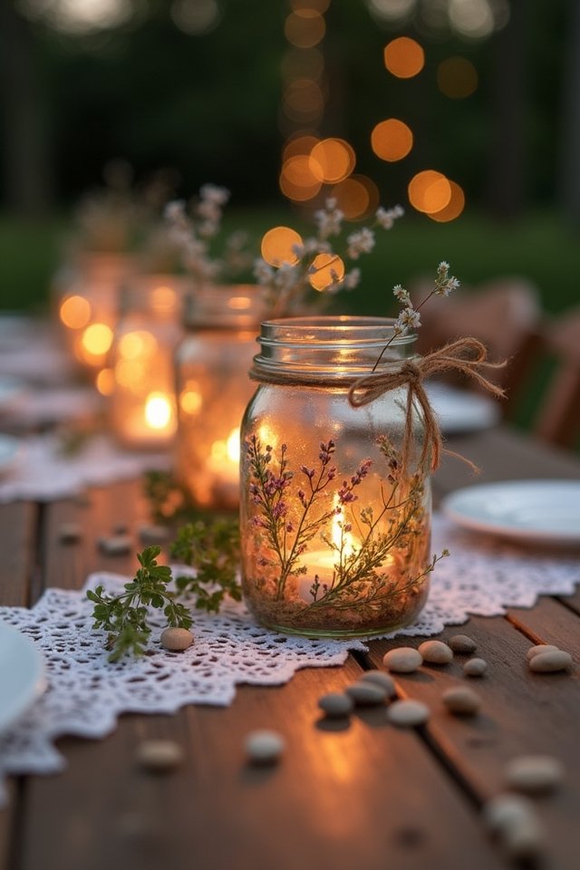charming diy mason jar lanterns