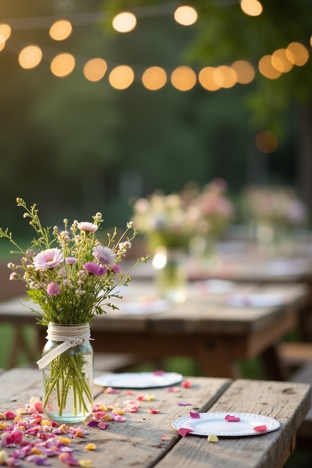 charming mason jar centerpieces