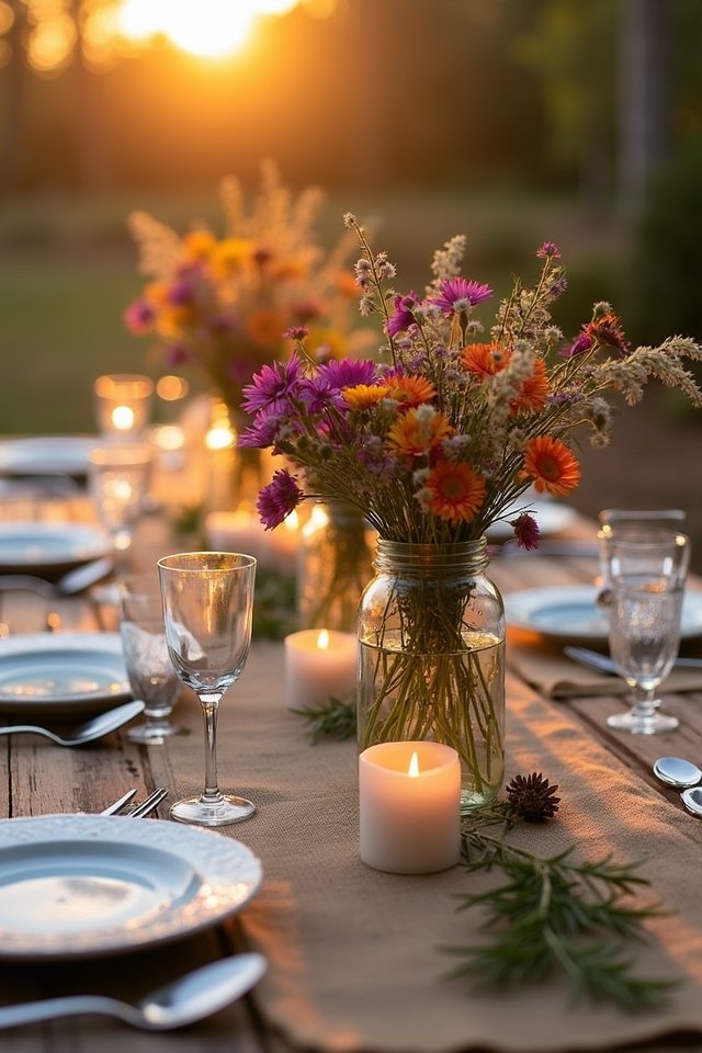 charming mason jar centerpieces