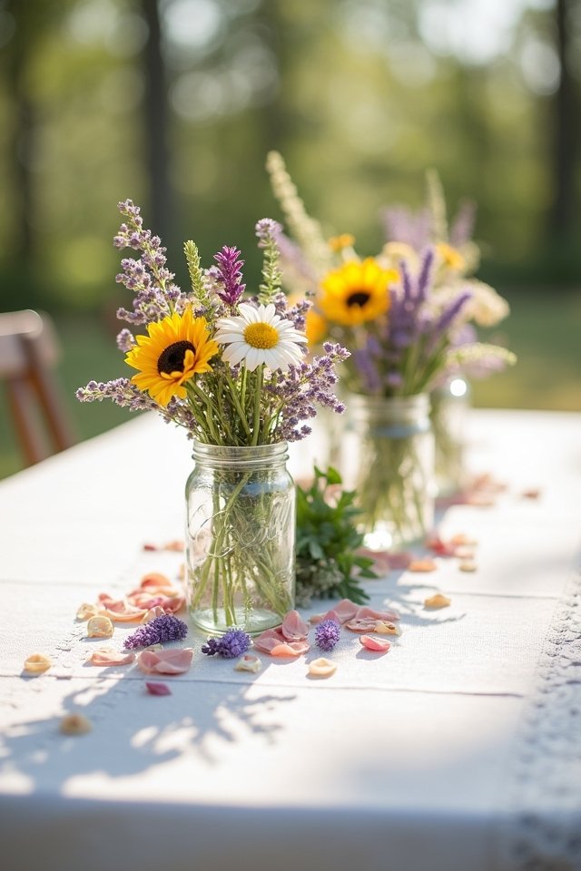 charming mason jar centerpieces