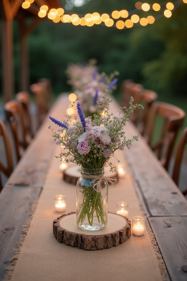 charming mason jar centerpieces
