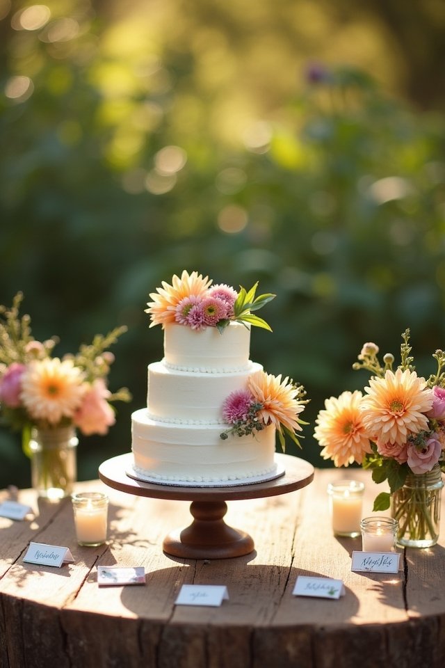 charming miniature wedding cakes