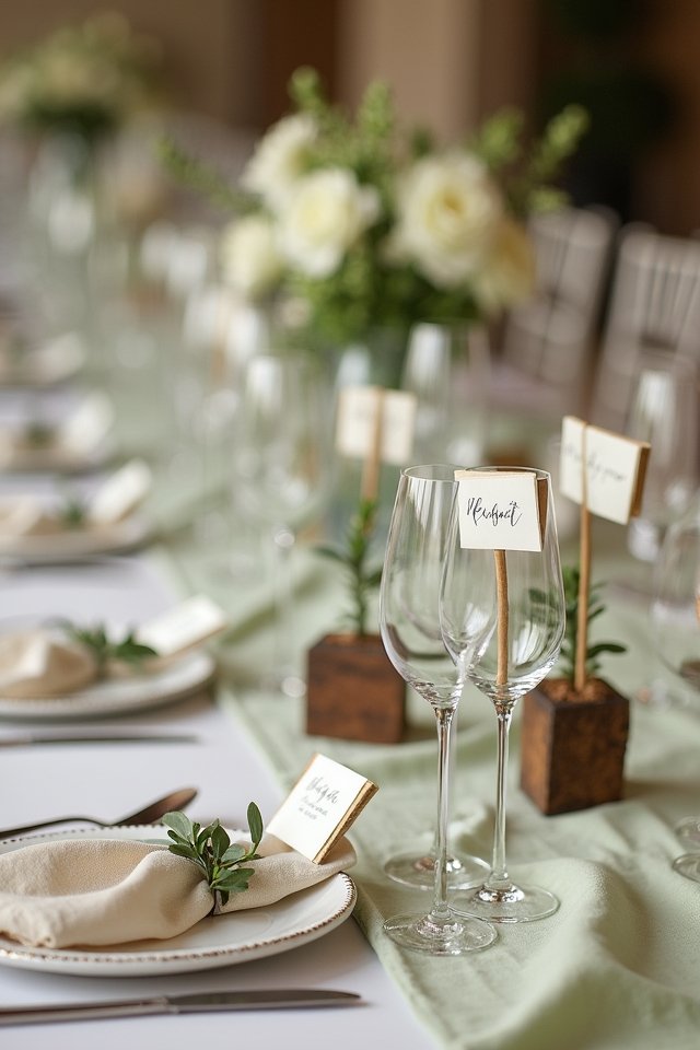 charming personalized place card holders