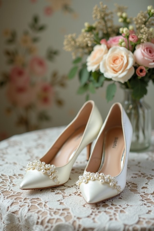 charming retro pointed slippers