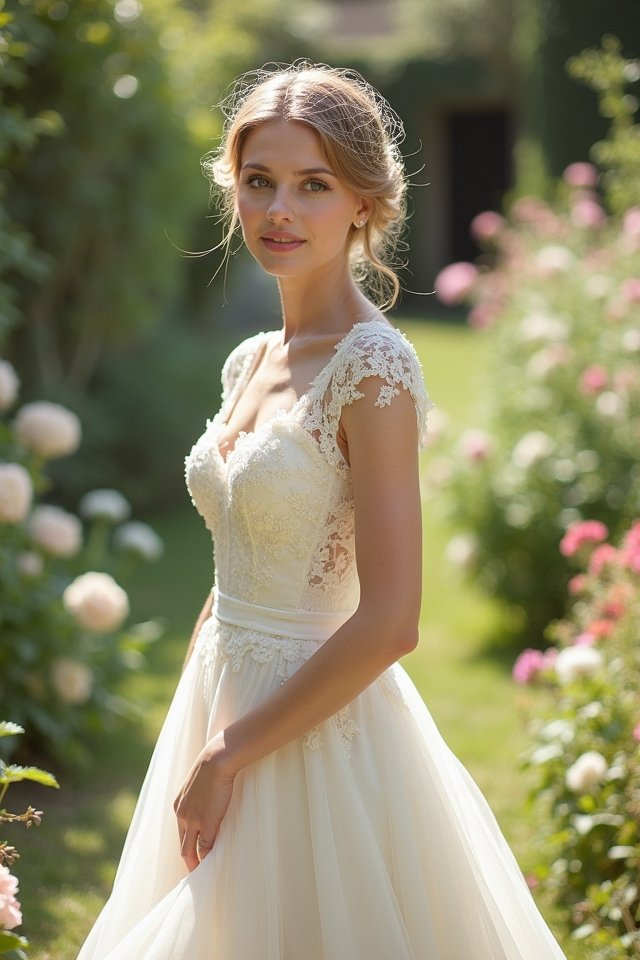 charming retro tea length dress