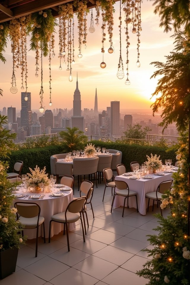 charming rooftop wedding experience
