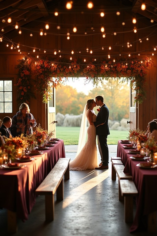 charming rustic barn wedding