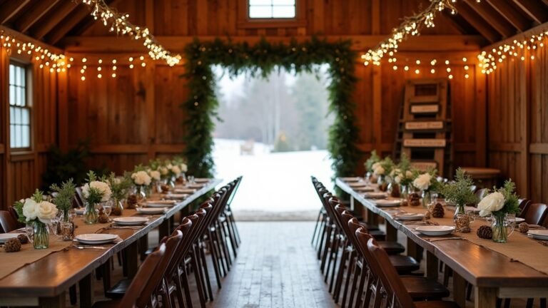 charming rustic winter decor