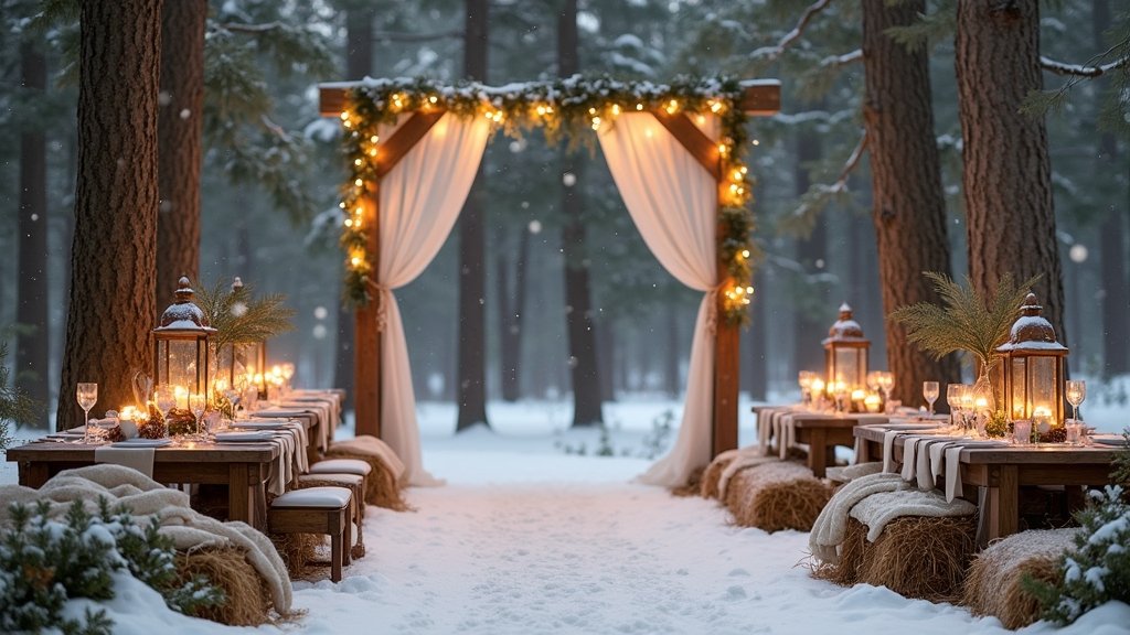 charming rustic winter weddings
