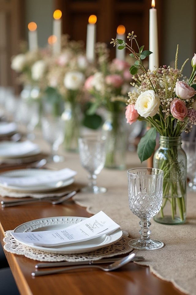 charming vintage glassware display