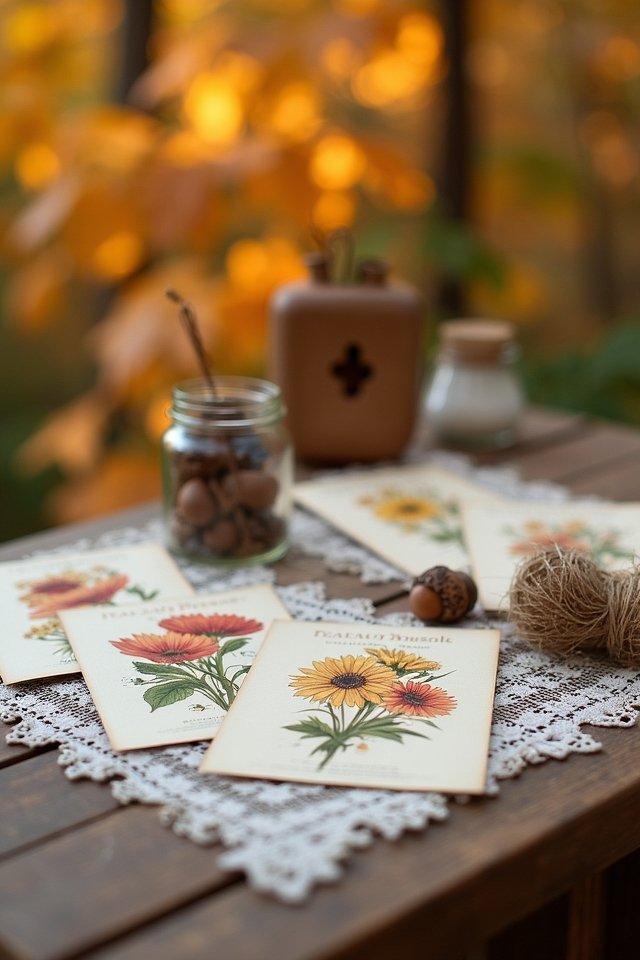 charming vintage seed favors
