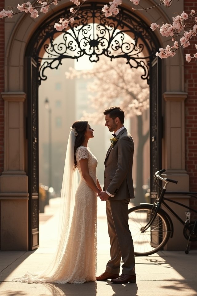 charming vintage wedding ambiance
