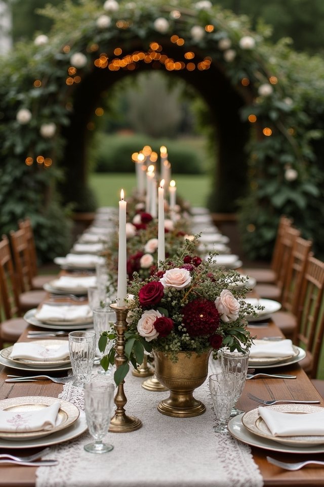 charming vintage wedding d cor