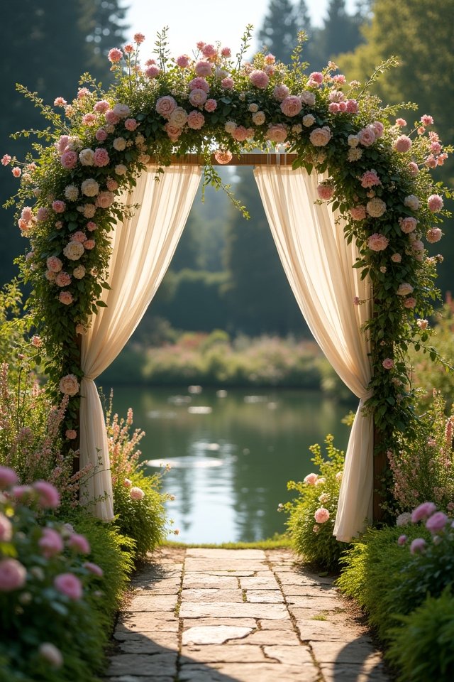 charming wedding in nature