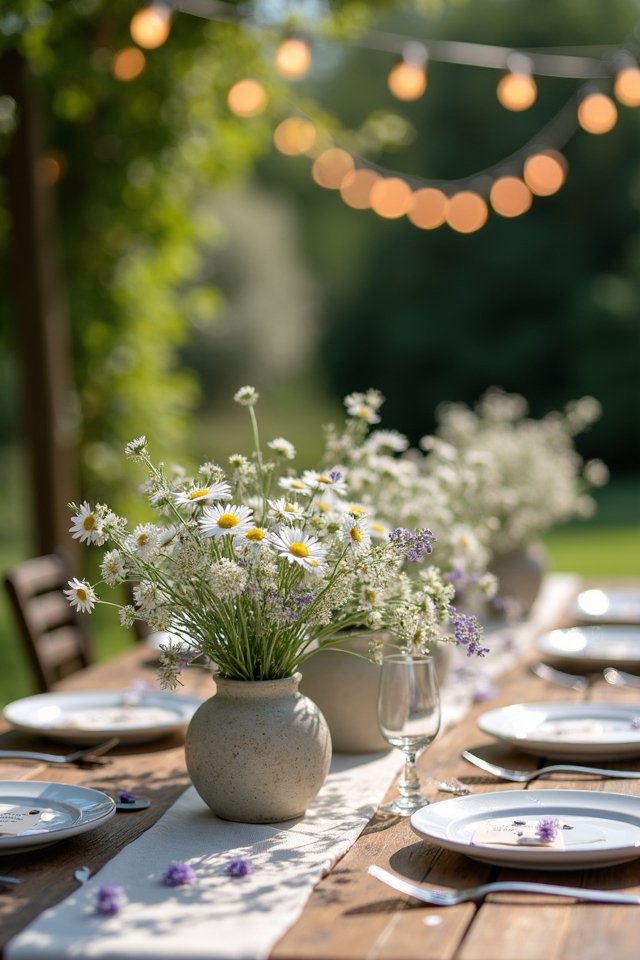 charming wildflower floral arrangements