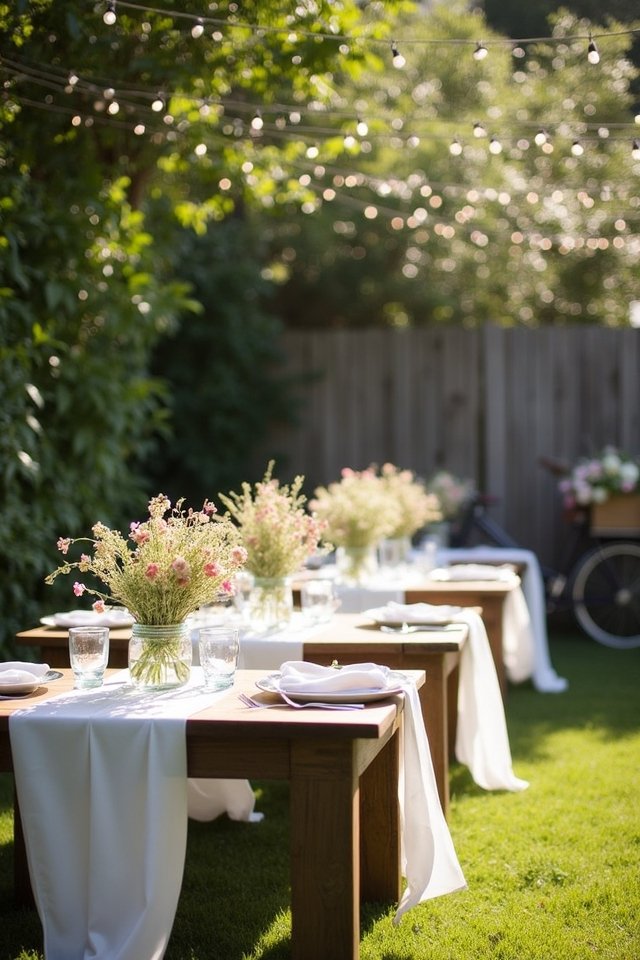 charming wildflower vintage arrangements