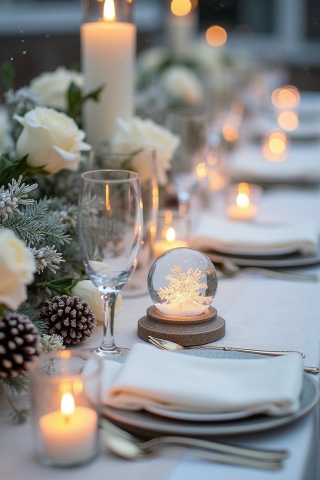 charming winter wedding favors