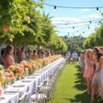cheerful bright wedding colors