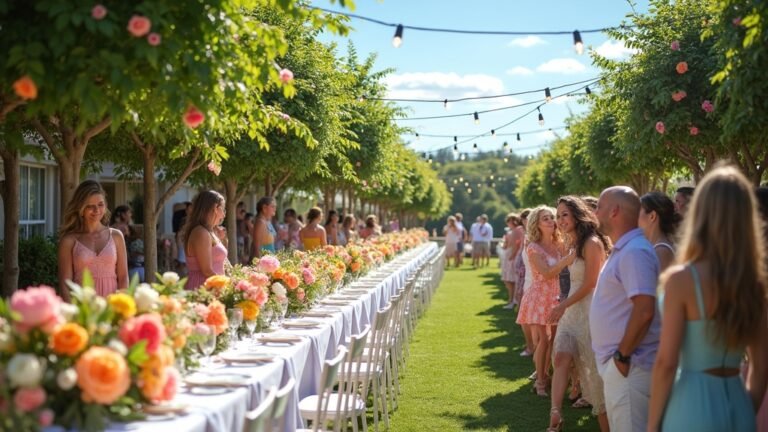 cheerful bright wedding colors